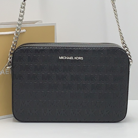 MICHAEL KORS LARGE EAST WEST CROSSBODY BLACK - Picture 14 of 16